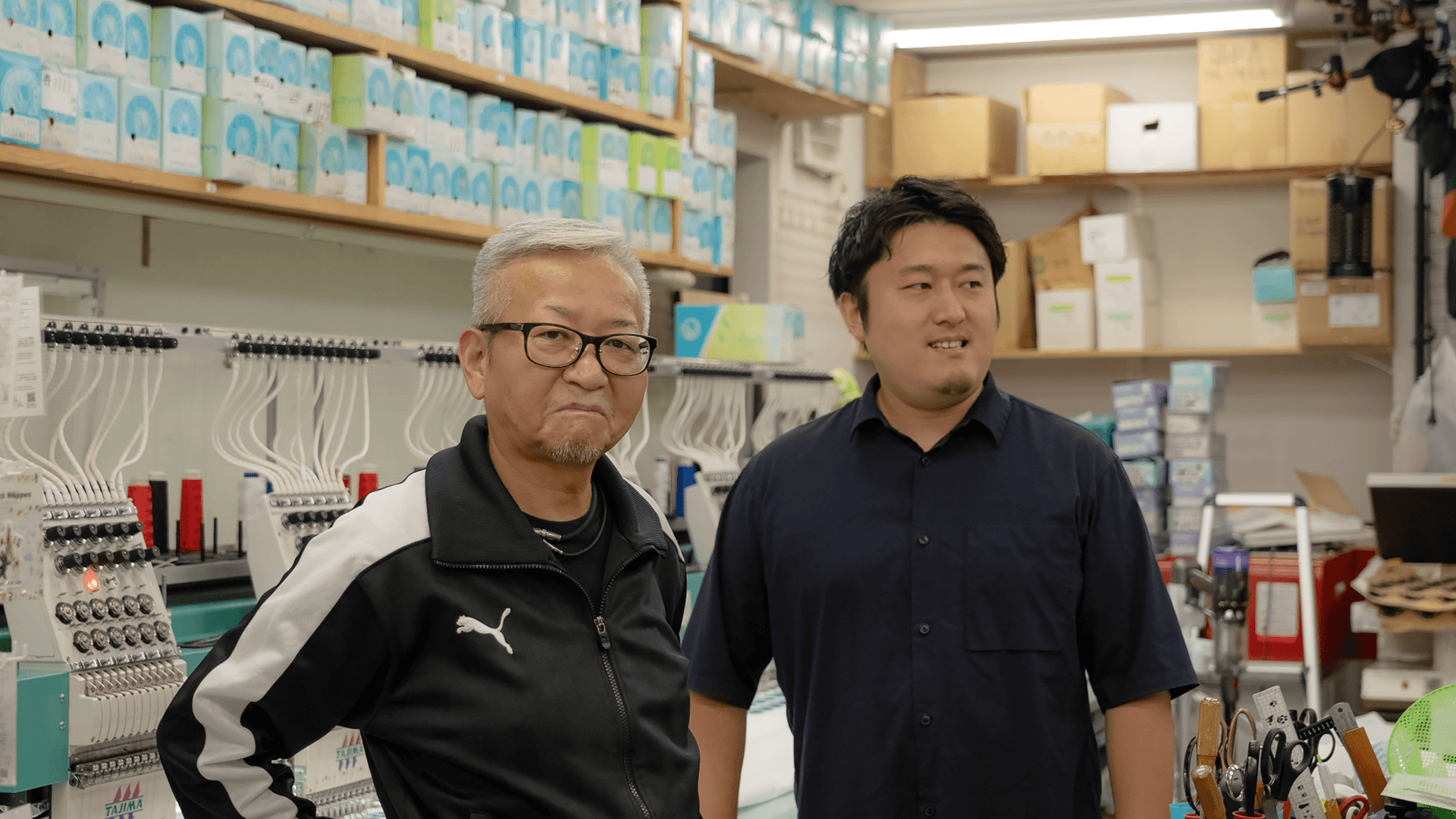 有限会社ビートテック 濱田社長と先代の正徳氏